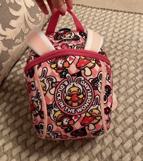 乐的B.duck小黄鸭防走失包1-3-5岁...