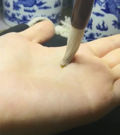 兼毫毛笔 初学者练习 自家作坊古法纯手工制...