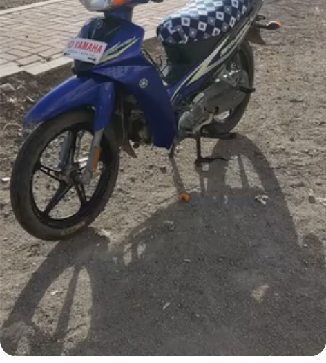 雅马哈110摩托车没怎么骑低价出售 感兴趣...