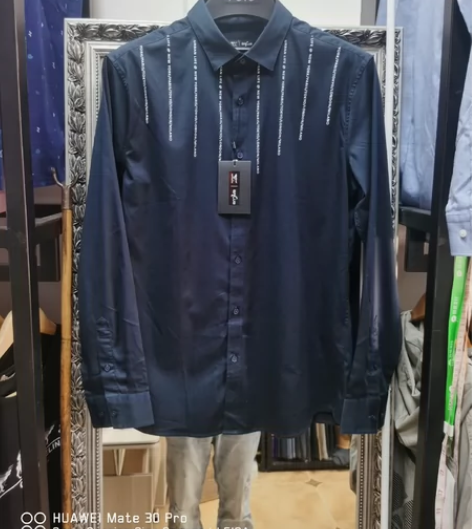 175码七匹狼正品全新男士纯棉长袖衬衫 春...