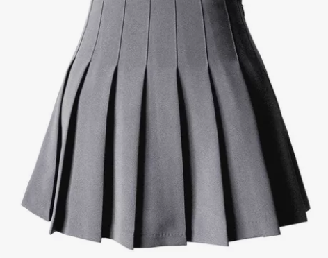 百褶裙高腰a字显瘦秋冬短裙半身裙女小个子百...