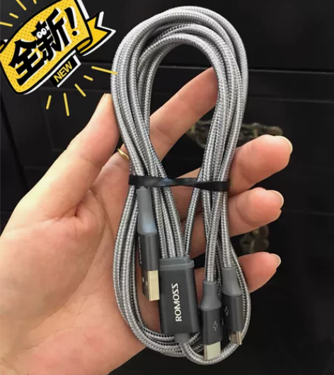 全新正品！罗马仕三合一数据线 数据线 罗马...