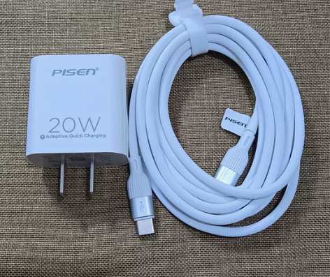 品胜苹果快充头加PD线20W充电器2米硅胶...