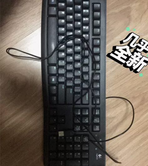 罗技K120键盘，成色较新，几乎未使用过。...