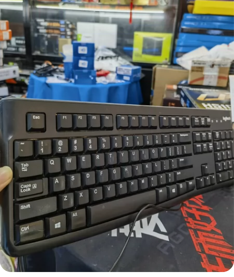 批量处理罗技有线键盘，USB接口，没有原包...