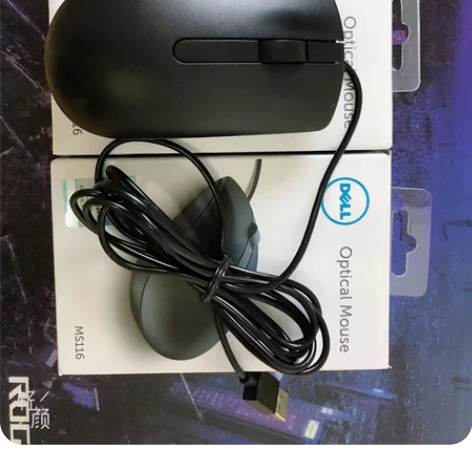 戴尔(DELL) 有线鼠标 USB接口 即...
