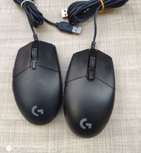 罗技G102有线鼠标 实物拍摄，如图2个，...