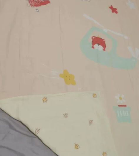 全棉时代5层纱布被套,两面花色,尺寸140...