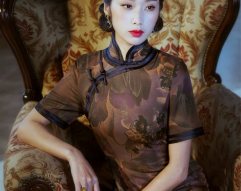 三重门{倾城之恋}40姆米香云纱真丝老上海...