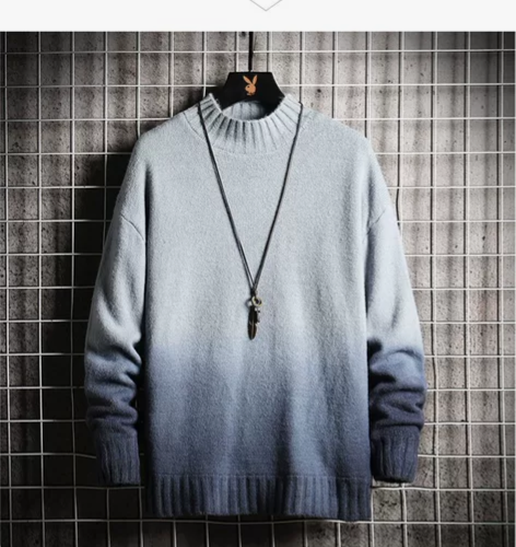 全新闲置,花花公子渐变色毛衣秋冬季新款青少...