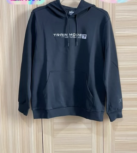 全新特步男款纯棉针织连帽卫衣，正品，尺码X...