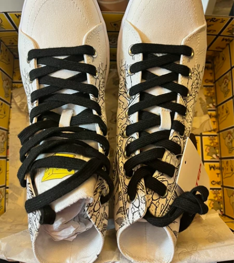 特步全新帆布鞋 尺码40 猫和老鼠联名款，...