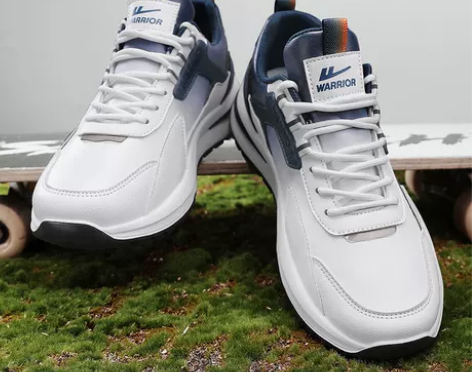 回力休闲鞋 男鞋春秋运动鞋子男款皮面防水透...