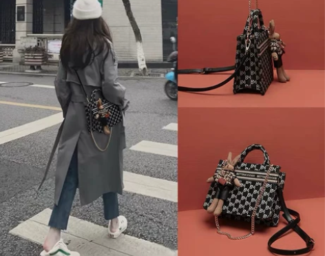 托特单肩包 背过两次