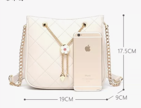 啄木鸟女包2022新款单肩斜挎包百搭水桶包...