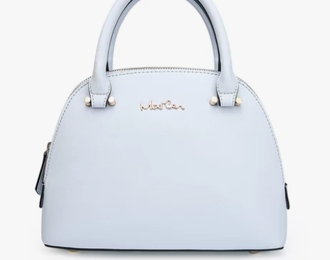 稻草人女式蓝色手提包PU皮，全新没有用过，...