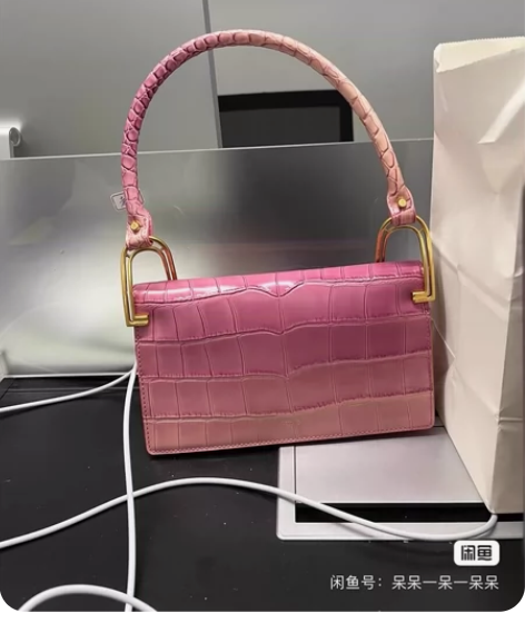 牛皮包包 女包 小众斜挎包 女轻奢ck风单...