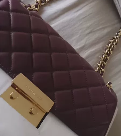 加拿大代购MK Sloan 大号小香风羊皮...