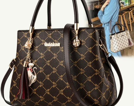 香菲袋鼠真皮包包女包2022新款韩版洋气时...