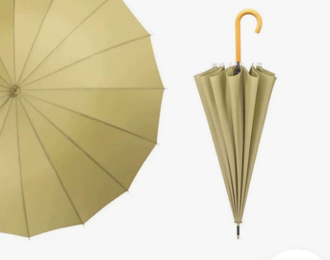 【低价出售日系雨伞一把包邮】 16骨长柄雨...