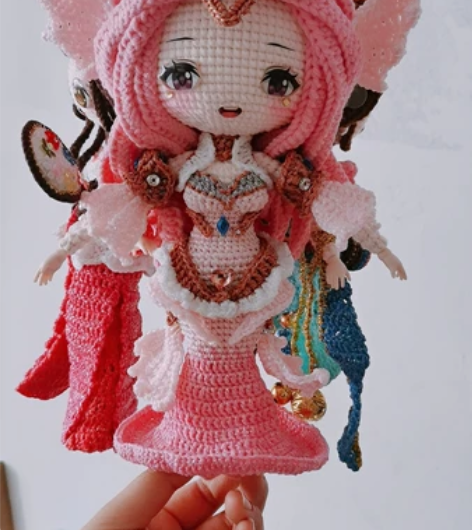 王者荣耀系列武则天幻海之心10.5人偶口金...