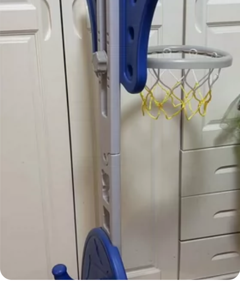 儿童篮球架1.3米高，适合2-5岁宝宝投球...