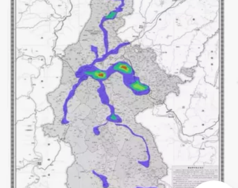 人口热力图  地貌地形图