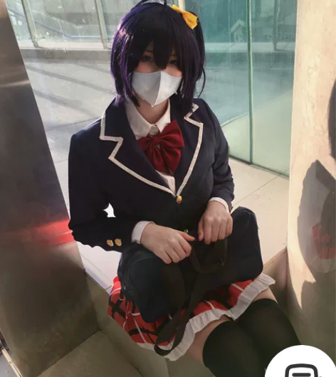 小鸟游六花l码偏小大全套无鞋 有眼罩无袜 ...