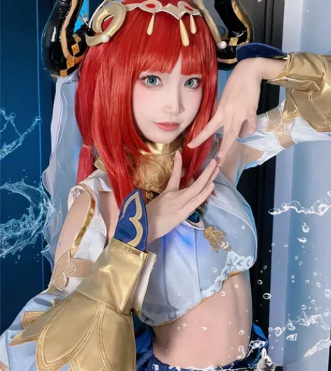 原神cos服妮露cosplay全套含配饰加...