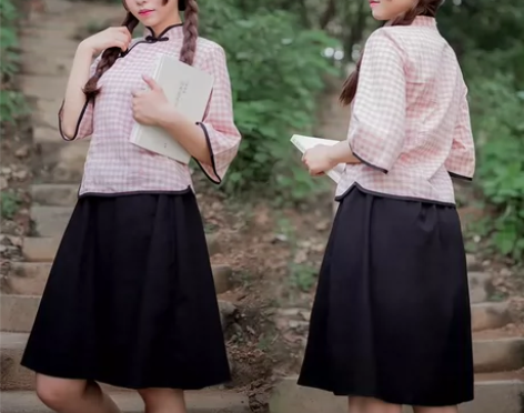 中国风服饰cosplay民国风学生装 影楼...