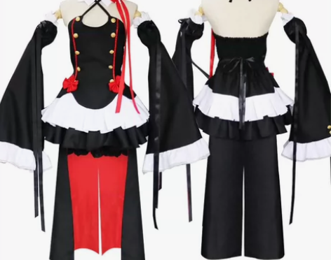 克鲁鲁cos服全套 衣服+配饰+假发轻微穿...