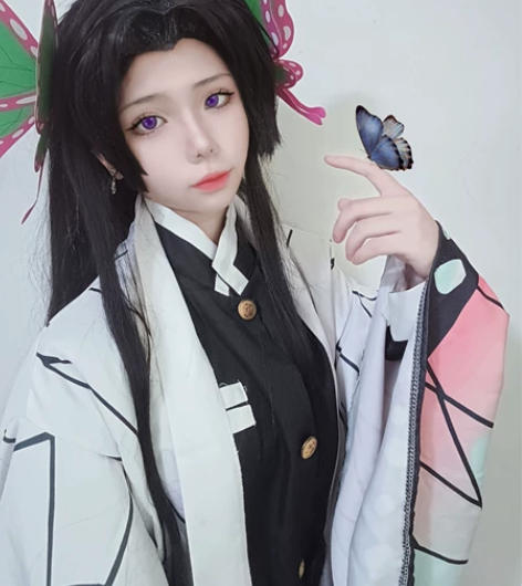 出鬼灭香奈惠cos服 无假发 脚套为了还原...