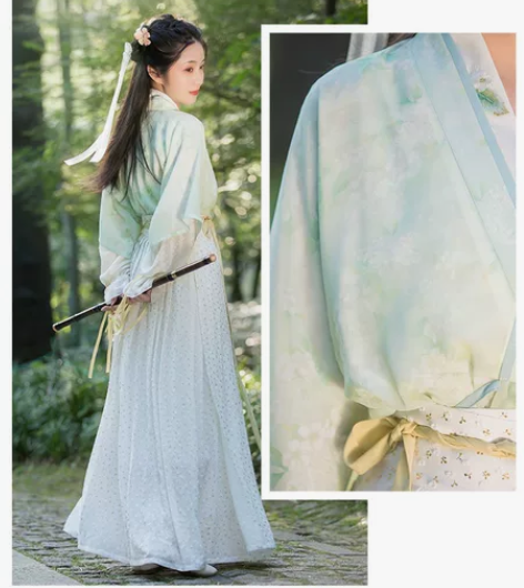 弄玉+清水溪汉初+原创改良汉服女春秋季上衣...