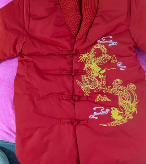 全新男童唐装棉服外套100码，身高90－1...