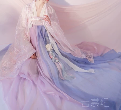 汉服 齐胸 云裳纪春樱 六米大摆 大全套 ...
