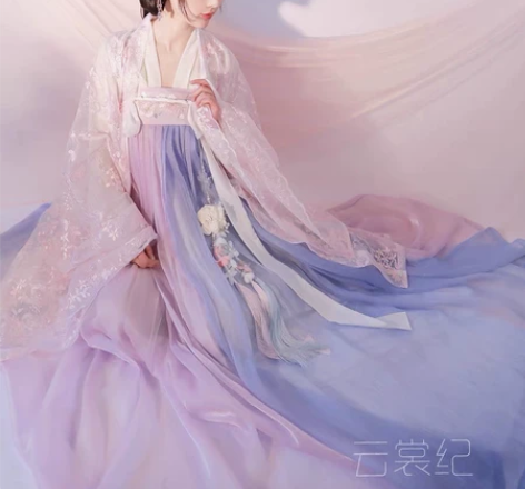 东月棠原创设计【春樱】汉服夏季女中国风齐腰...