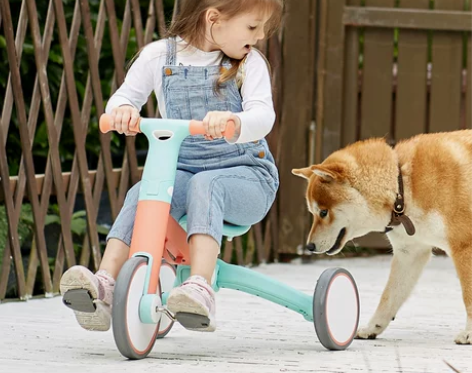 hape平衡车三合一儿童三轮车宝宝2岁滑行...