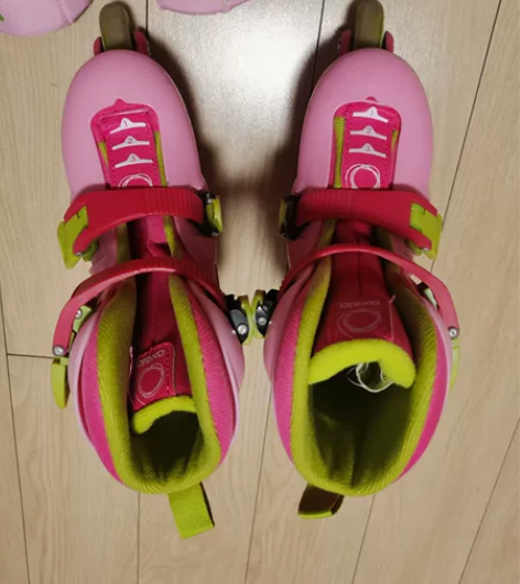 迪卡侬oxelo轮滑鞋28-30，18-1...