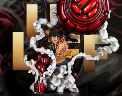 海贼王 GK 四档 大手路飞 猿王枪 模型...