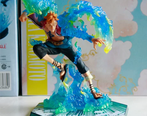 海贼手办 现货包邮动漫/航海白胡子团战斗版...