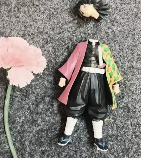 正版鬼灭之刃手办灶门炭治郎祢豆子我妻善逸动...