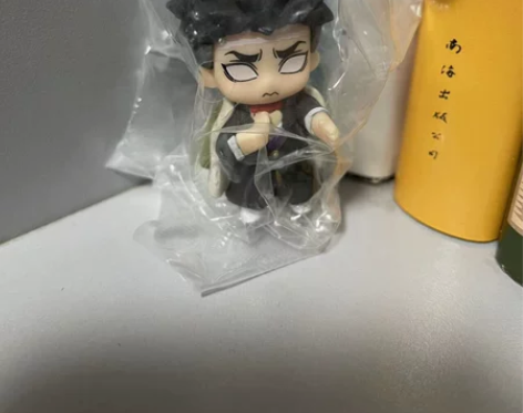 鬼灭之刃排队造型盲盒 悲鸣屿行冥款拆封未使...