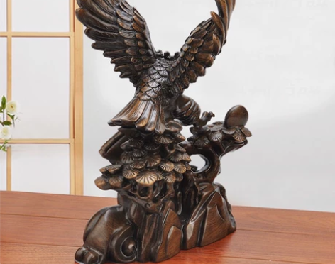 家居装饰 新款大展宏图老鹰摆件 开业商务送...
