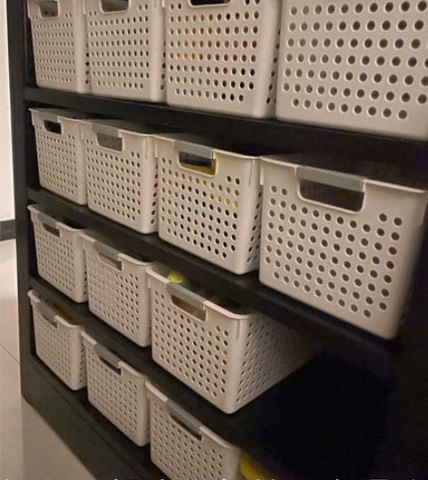 【拍1发2】桌面收纳盒文件置物收纳筐杂物零...