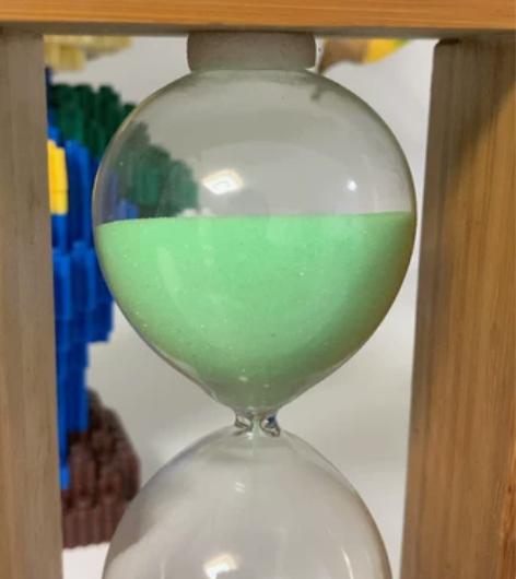 绿色沙漏，几乎全新，因为家里有小孩，又不敢...