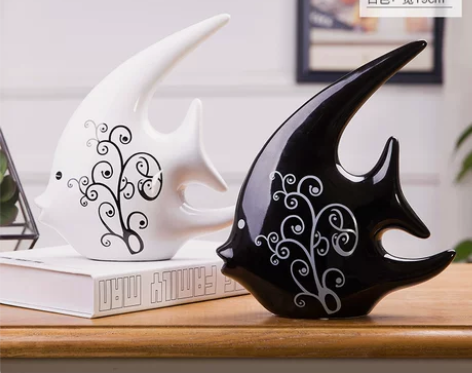 创意摆件家居饰品酒柜装饰品客厅卧室陶瓷工艺...