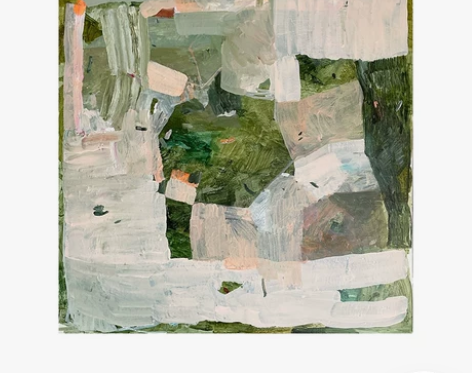 【狂欢价】SevenArt 绿色抽象手绘油...