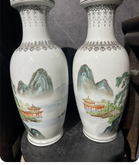 民国浅降彩一对，全品 感兴趣的话点“我想要...