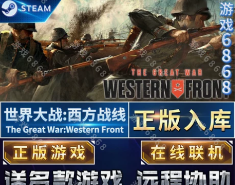 Steam正版世界大战西方战线国区全球区激...