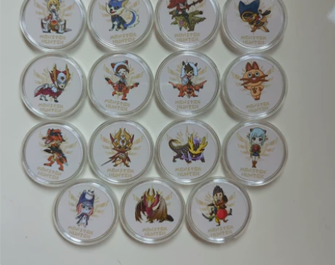 怪物猎人崛起曙光Amiibo物语圆卡全系列...